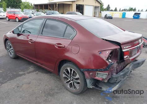 2014 Honda Civic Sedan Ex z USA, uszkodzony, nr VIN 19XFB2F83EE205453
